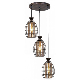 Подвесной светильник 03525-0.4-03 BK+GD