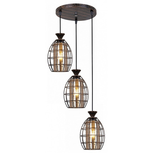 Подвесной светильник 03525-0.4-03 BK+GD