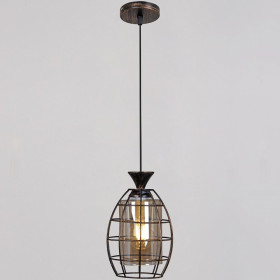 Подвесной светильник 03525-0.9-01 BK+GD