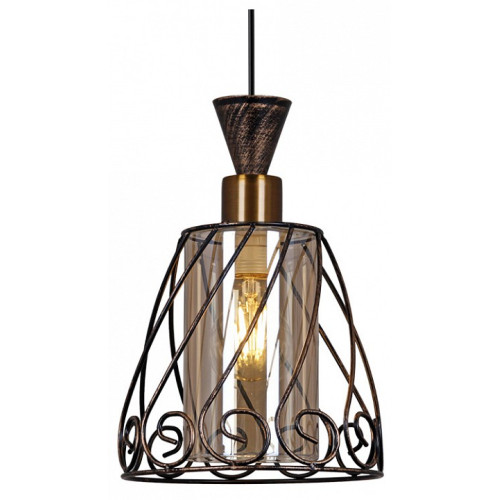 Подвесной светильник 03609-0.4-01 BK+GD