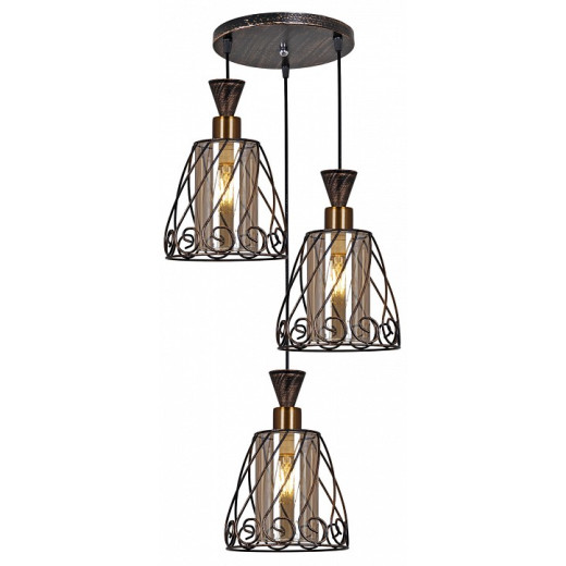 Подвесной светильник 03609-0.4-03 BK+GD