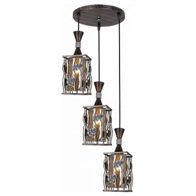 Подвесной светильник 03653-0.4-03 BK+GD