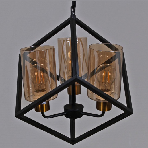 Подвесная люстра 03990-0.9-03 BK