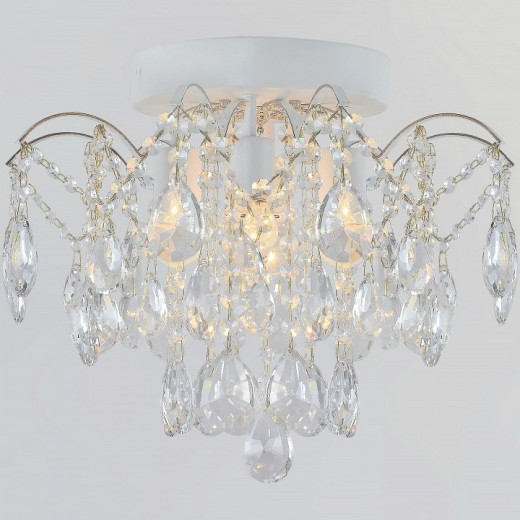 Люстра на штанге  04039-0.3-04 WH+GOLD PN