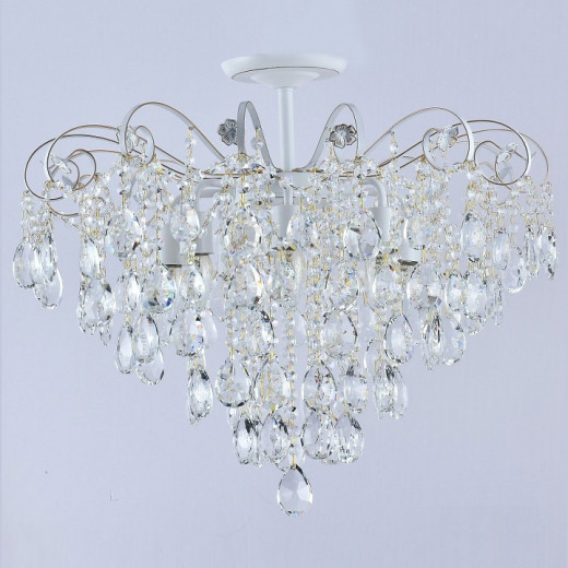 Люстра на штанге 04055-0.3-07 WH+GOLD PN