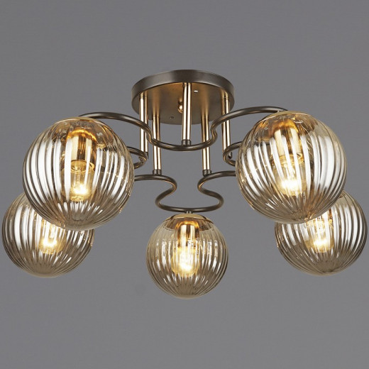 Люстра на штанге 04204-0.3-05 COFFEE+FGD