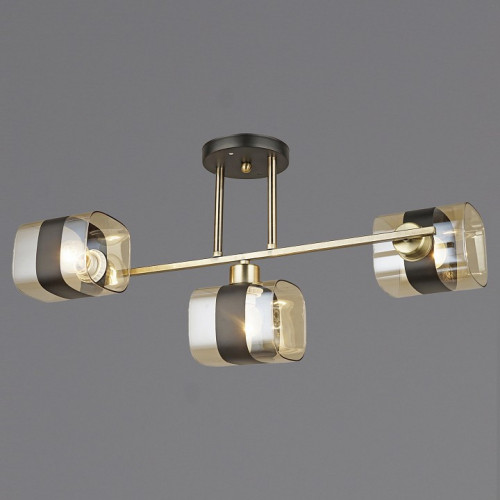 Люстра на штанге 04223-0.3-03 AB+BK