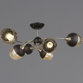 Люстра на штанге 04250-0.3-06 BK+AB