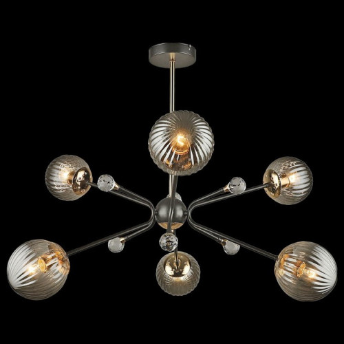 Люстра на штанге 04901-0.3-06 COFFEE+FGD