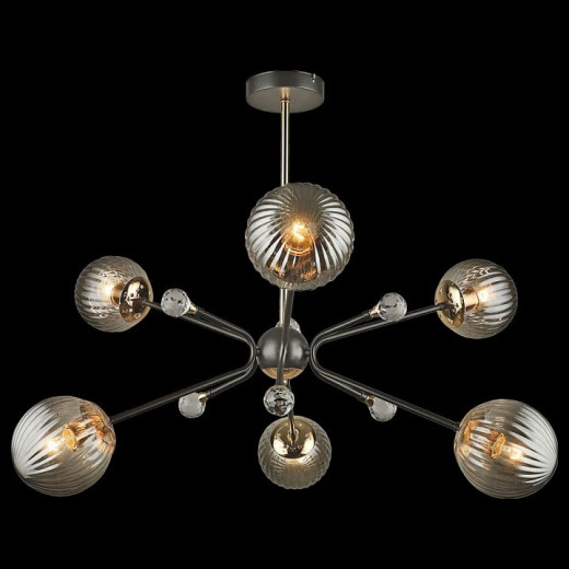 Люстра на штанге 04901-0.3-06 COFFEE+FGD