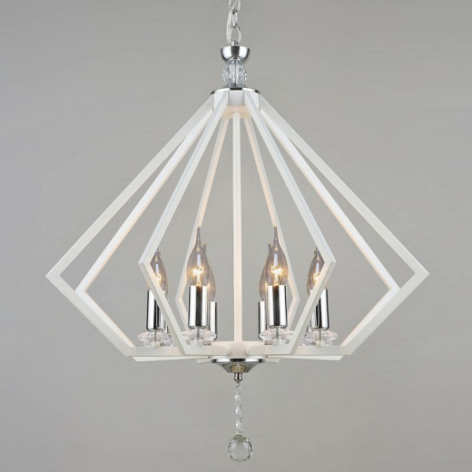 Подвесная люстра 05325-0.4-08 WT+CR