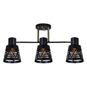 Светильник на штанге 06074-3.3-03 BK+FG