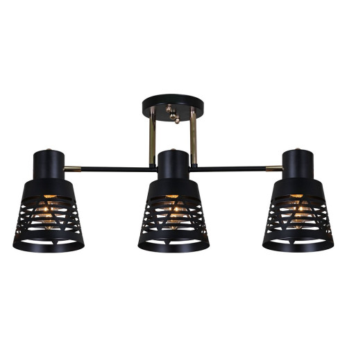 Светильник на штанге 06074-3.3-03 BK+FG