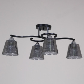 Люстра на штанге 06089-0.3-04 BK+CR