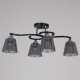 Люстра на штанге 06089-0.3-04 BK+CR