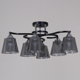 Люстра на штанге 06089-0.3-06 BK+CR