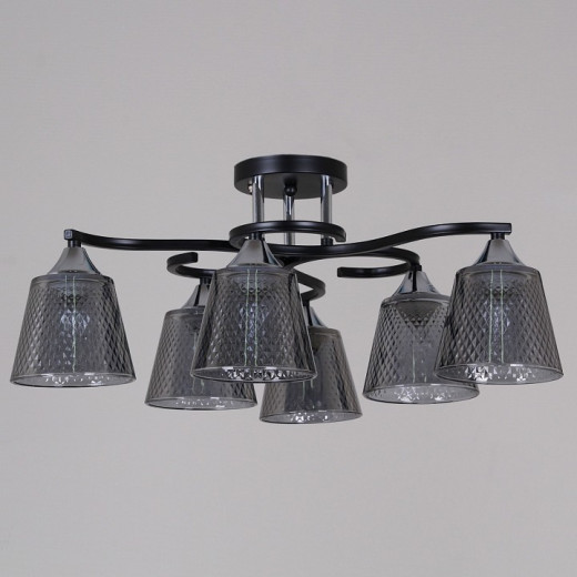 Люстра на штанге 06089-0.3-06 BK+CR