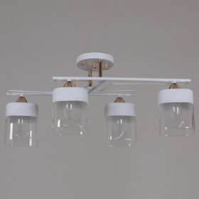 Люстра на штанге 06096-0.3-04 WH+FG