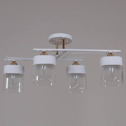 Люстра на штанге 06096-0.3-04 WH+FG