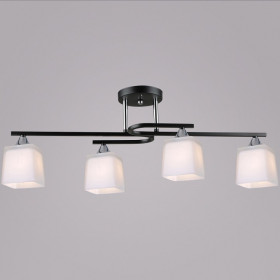 Люстра на штанге 06194-0.3-04 BK+CH