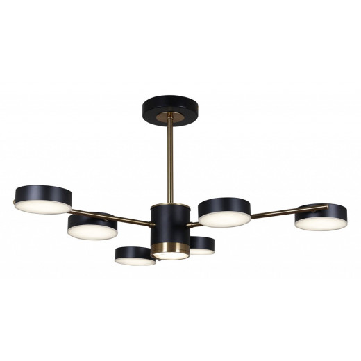 Люстра на штанге 06369-0.3-06 COP+BK