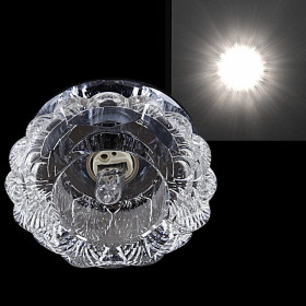 Встраиваемый светильник  07287-9.0-001H G9 BK CL