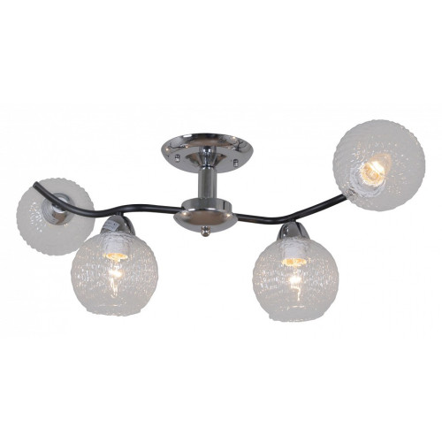 Люстра на штанге 07624-0.3-04 CR+BK