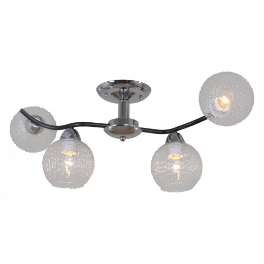 Люстра на штанге 07624-0.3-04 CR+BK