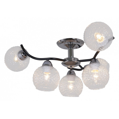 Люстра на штанге 07624-0.3-06 CR+BK