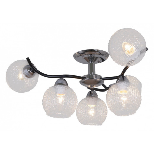 Люстра на штанге 07624-0.3-06 CR+BK