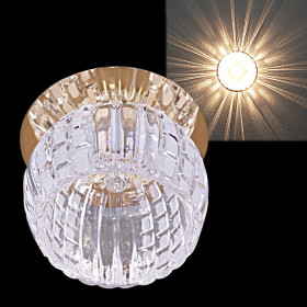 Встраиваемый светильник 08148-9.0-001H G9 GD+WT