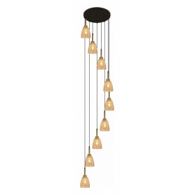 Подвесная люстра 09011-0.9-09 AMBER