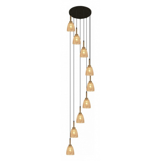 Подвесная люстра 09011-0.9-09 AMBER