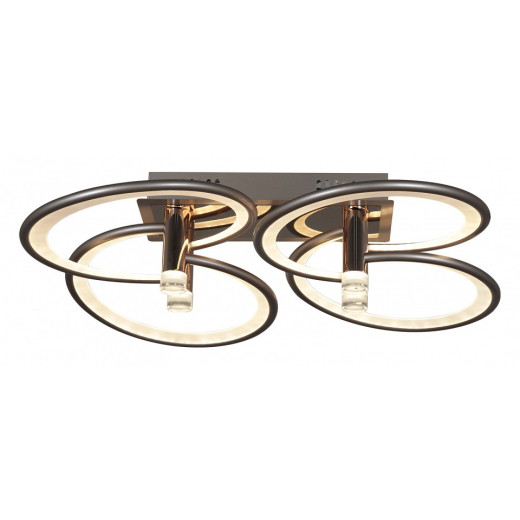 Потолочная люстра 09253-0.3-4S Champaign silver