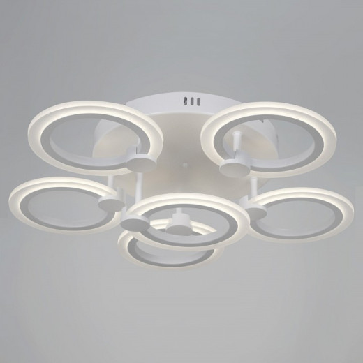 Потолочная люстра 09501-0.3-5+1 WH