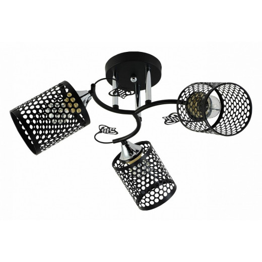 Потолочная люстра 11320-0.3-03 BK+CR
