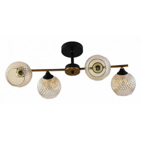 Люстра на штанге 11341-0.3-04 GOLD BRONZE+BK