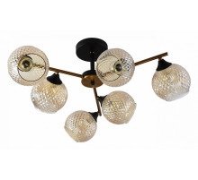 Люстра на штанге 11341-0.3-06 GOLD BRONZE+BK