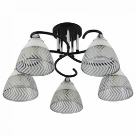 Потолочная люстра 11391 11391-0.3-05B BK+CR