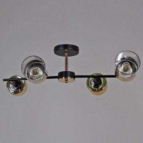 Люстра на штанге 11555-0.3-04 BK+FGD