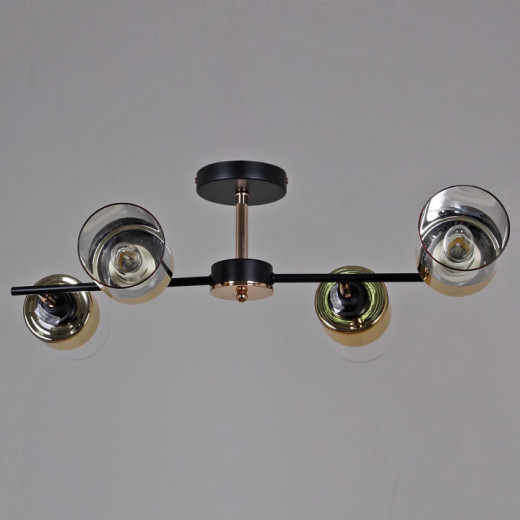 Люстра на штанге 11555-0.3-04 BK+FGD