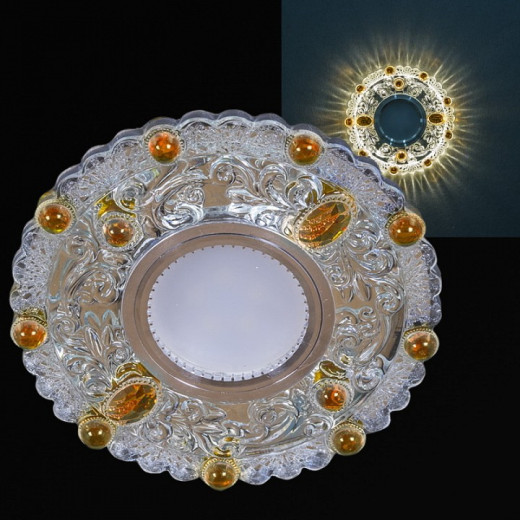 Встраиваемый светильник 14339-9.0-001LD MR16+LED3W WT+TEA