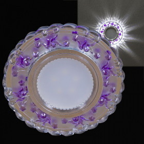 Встраиваемый светильник 14368-9.0-001LD MR16+LED3W WT+PP