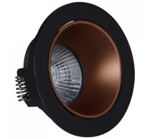 Встраиваемый светильник  16085-9.0-001PT MR16 BK+ROSE GD