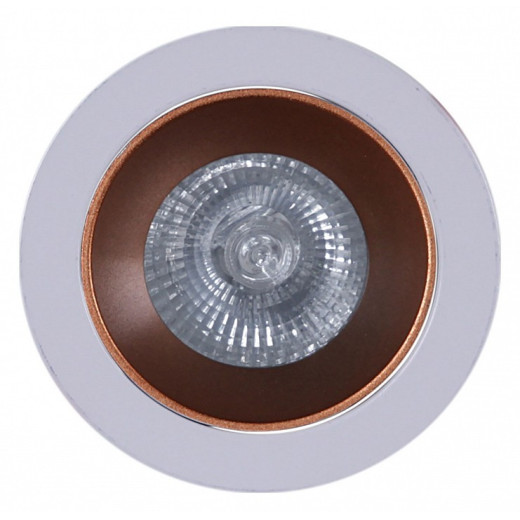 Встраиваемый светильник 16085 16085-9.0-001PT MR16 WT+ROSE GD