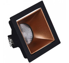 Встраиваемый светильник  16086-9.0-001PT MR16 BK+ROSE GD