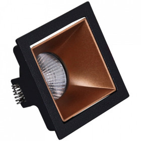 Встраиваемый светильник  16086-9.0-001PT MR16 BK+ROSE GD