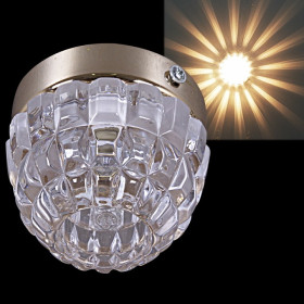 Накладной светильник  21162-9.5-001GB(with base) G9 GD