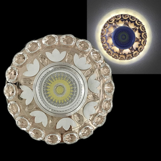 Встраиваемый светильник  22020-9.0-001PL MR16+LED3W TEA