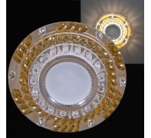 Встраиваемый светильник 22092-9.0-001PL MR16+LED3W CL+GD